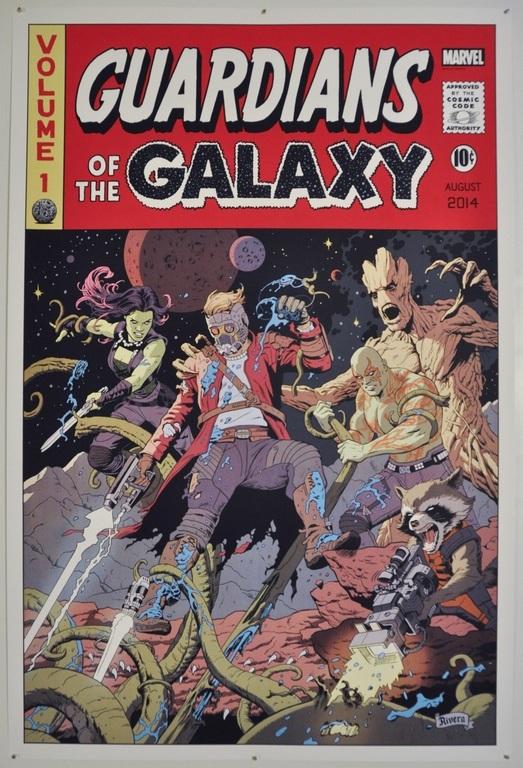 Guardians of the Galaxy Screen Print Poster Paolo Rivera Mondo