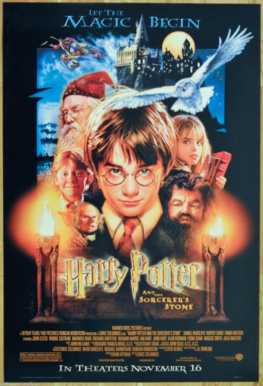Harry Potter and the Philosopher's Stone US One Sheet Poster