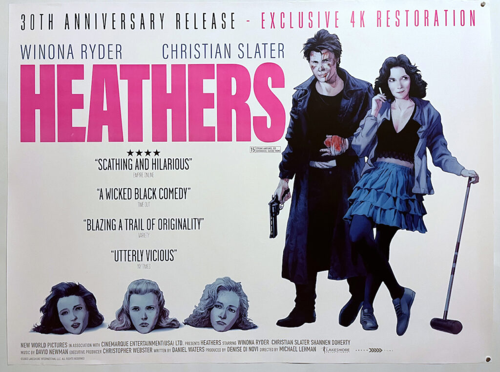Heathers UK Quad Poster