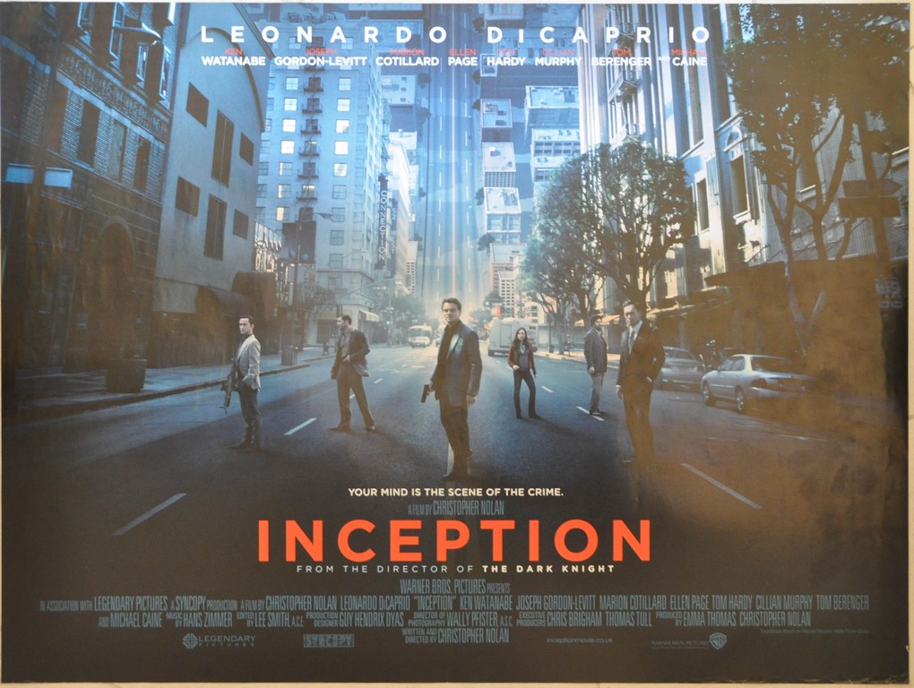 Inception UK Quad Poster