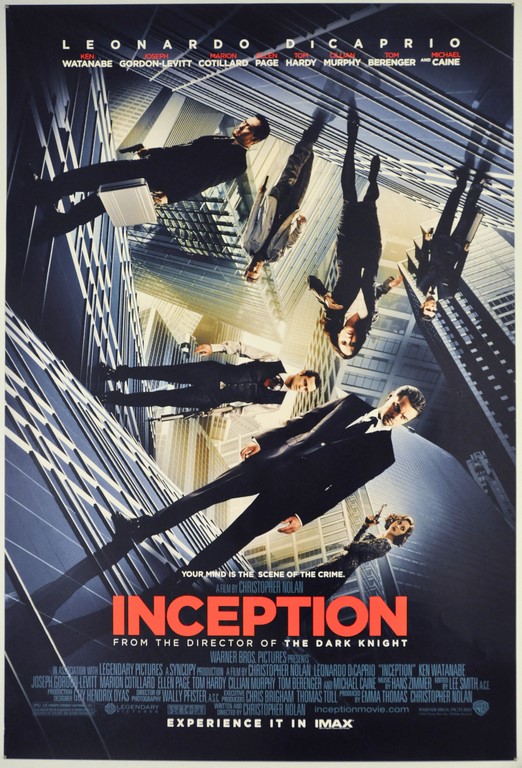 Inception US One Sheet Poster IMAX