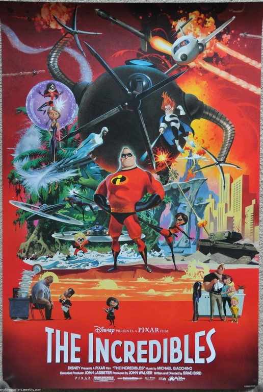 The Incredibles US One Sheet Poster Robert McGinnis