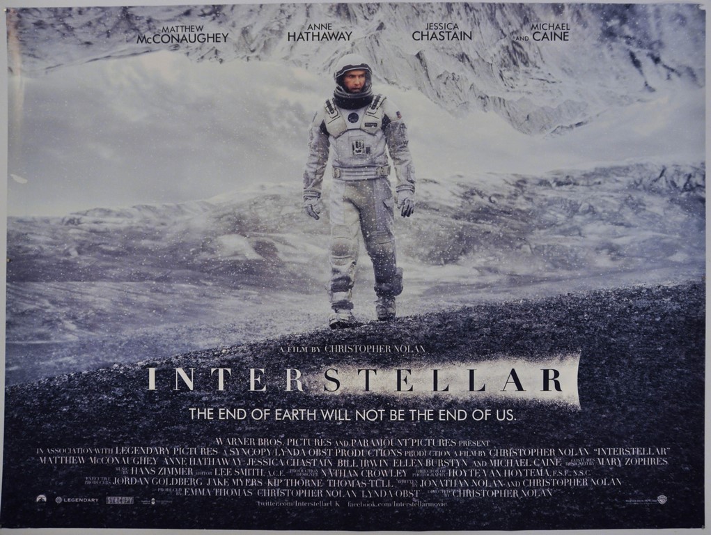 Interstellar UK Quad Poster
