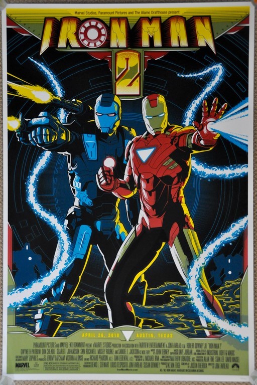 Iron Man 2 Screen Print Poster mondo