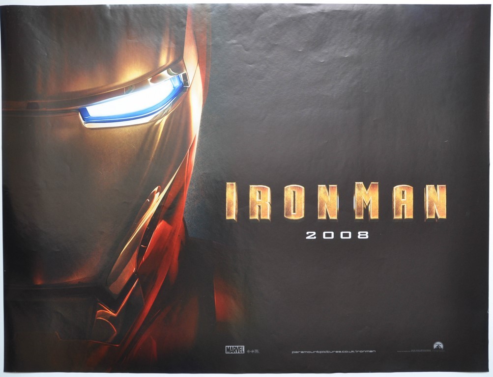Iron Man UK Quad Poster