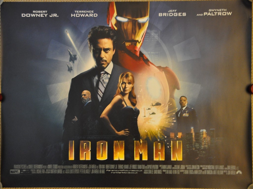 Iron Man UK Quad Poster