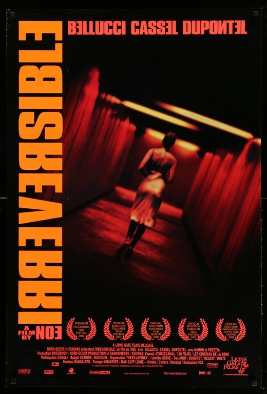 Irreversible Canadian One Sheet Poster