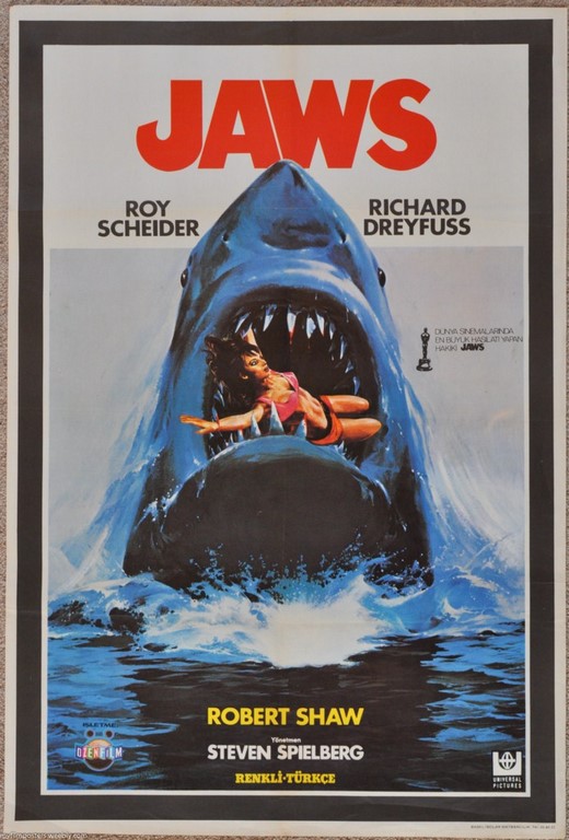 Jaws Turkish One Sheet Poster