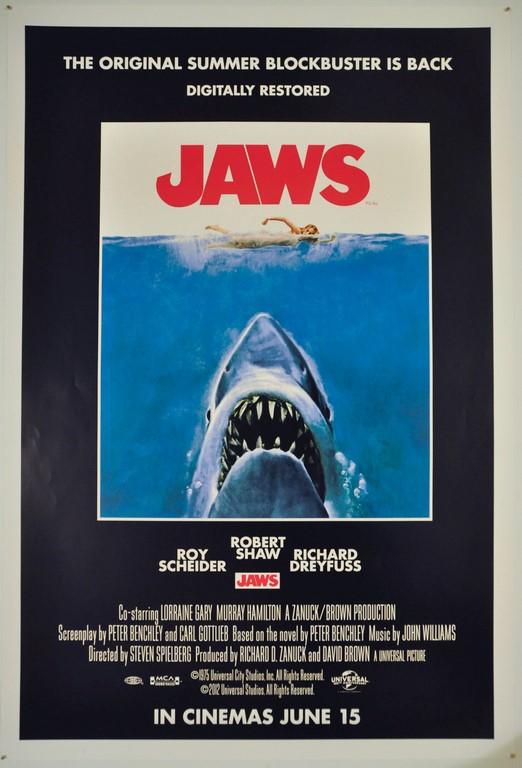 Jaws UK One Sheet Poster