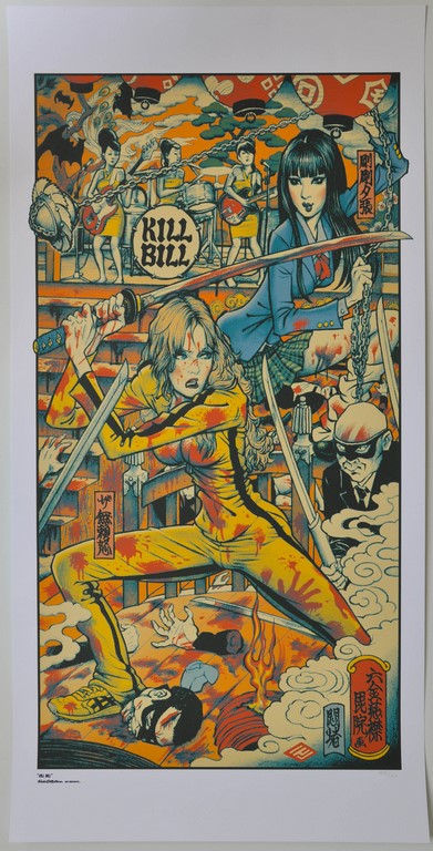 Kill Bill Vol 1 Screen Print Poster Rockin Jelly Bean Mondo