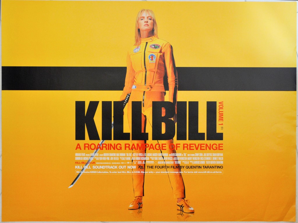 Kill Bill Vol 1 UK Quad Poster