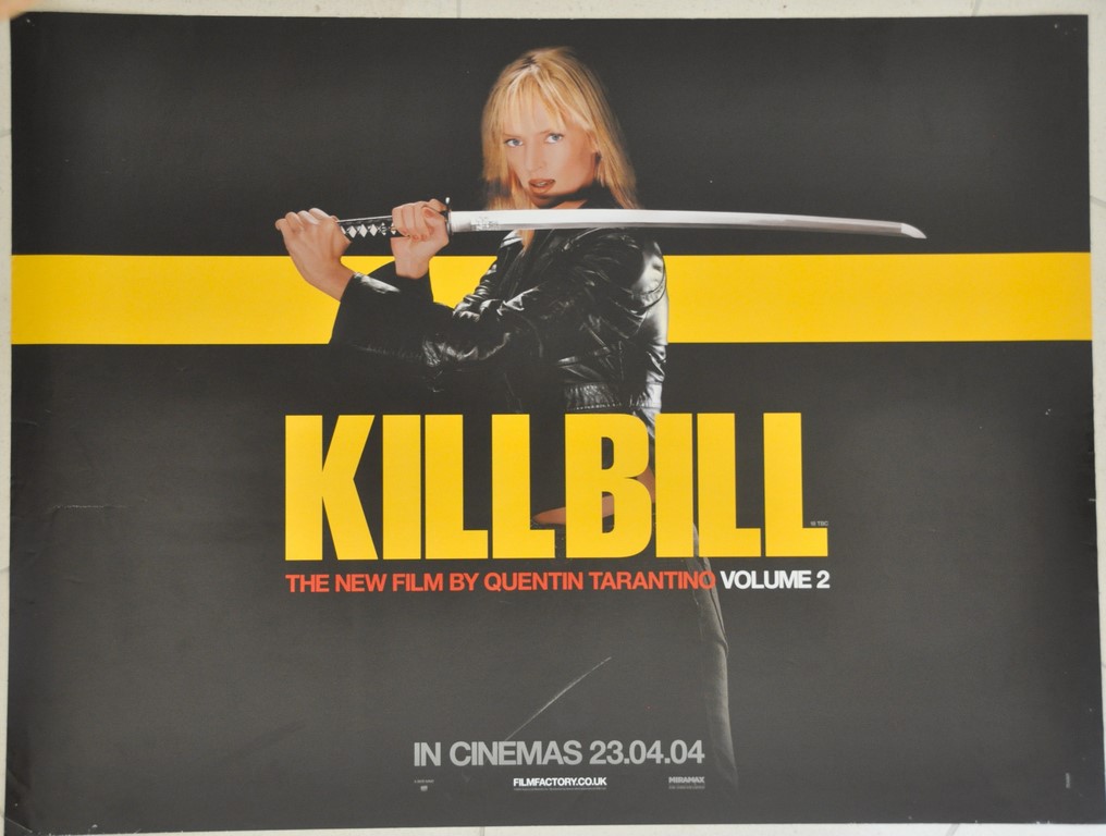 Kill Bill Vol 2 UK Quad Poster