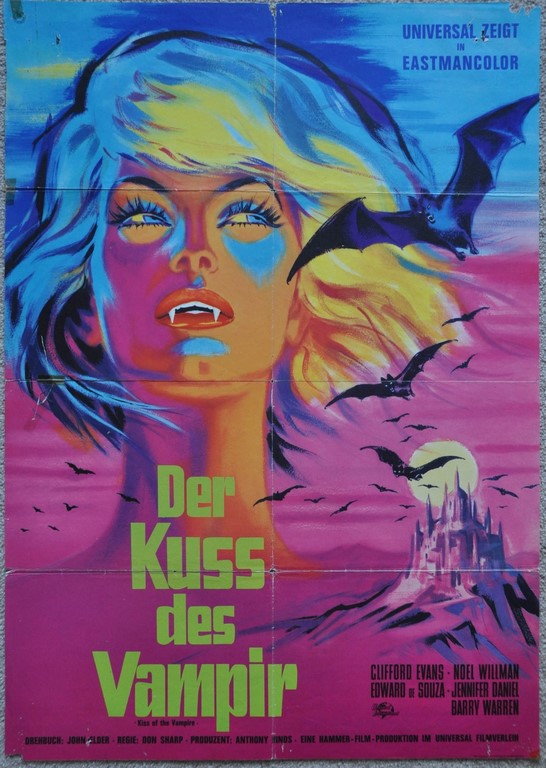 Kiss of the Vampire German A1 Poster
