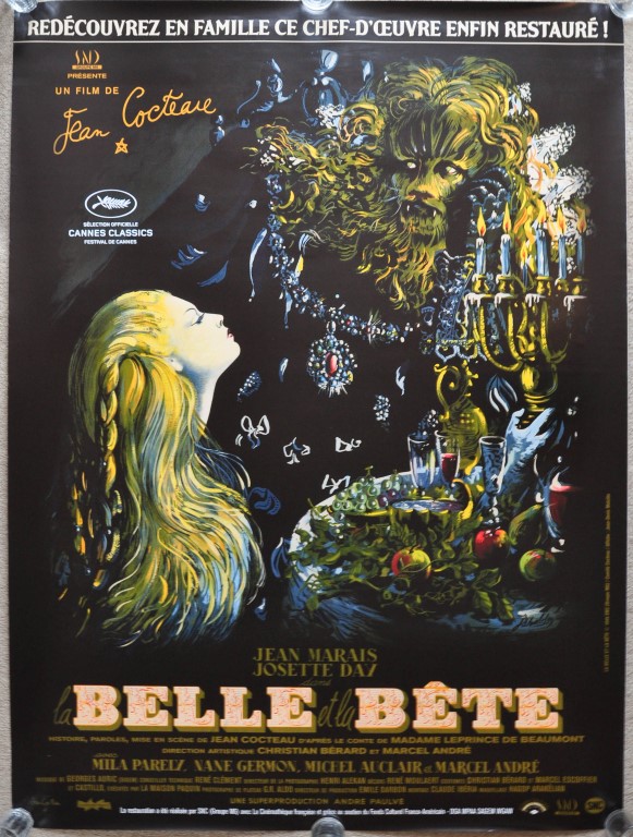 La Belle et la Bete French Grande Poster