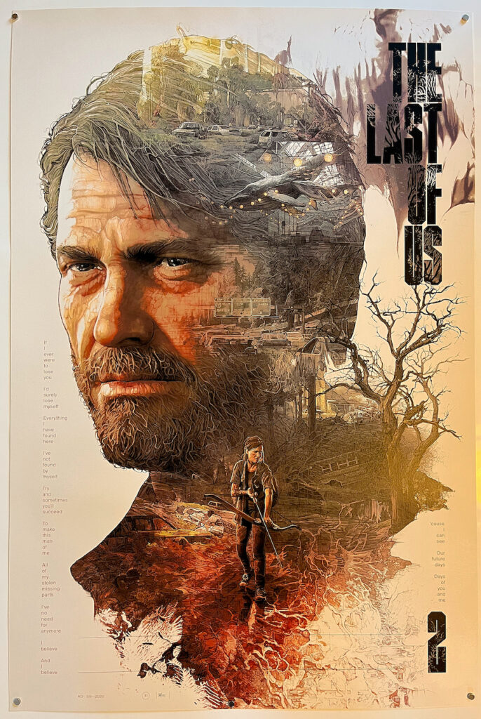 The Last of Us Part 2 Screen Print Poster