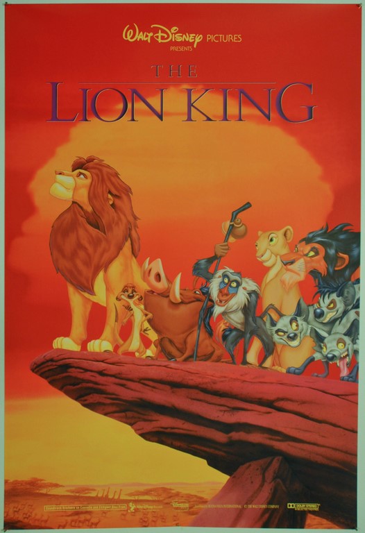 The Lion King International One Sheet Poster