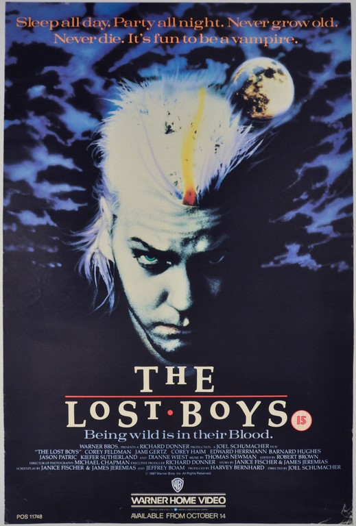 The Lost Boys UK Video Poster Poster