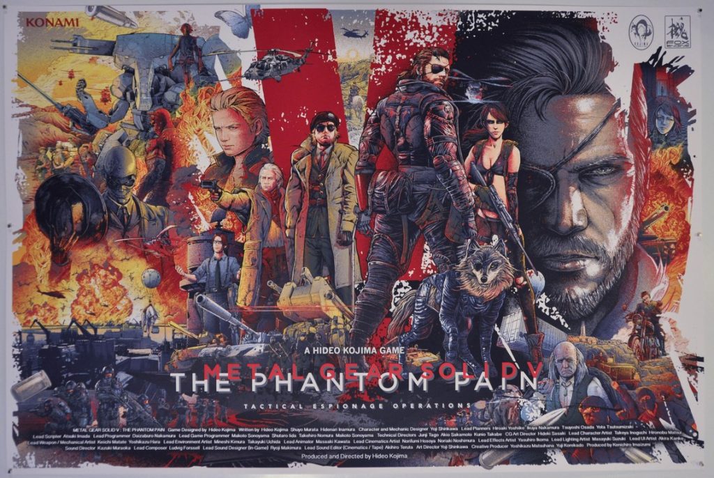 Metal Gear Solid 4 Screen Print Poster Ise Ananphada
