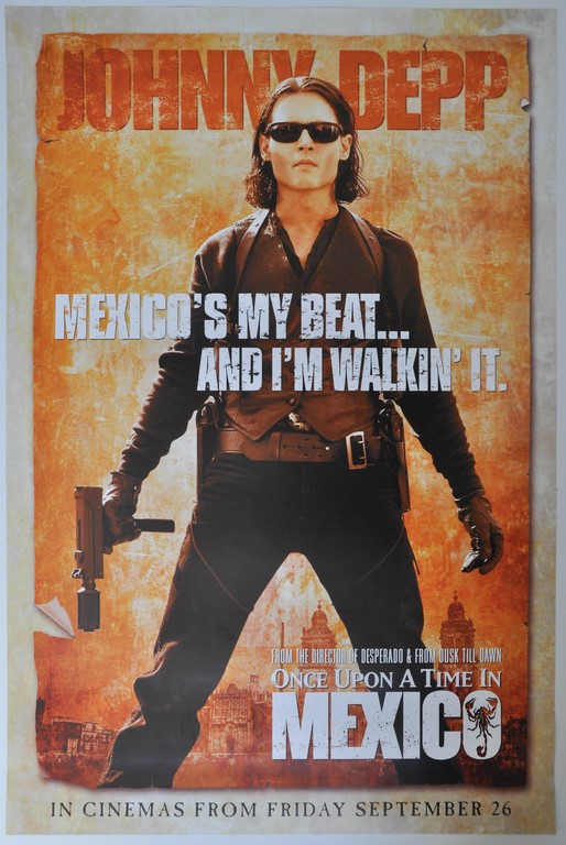 Once Upon a Time in Mexico UK Double Crown Poster