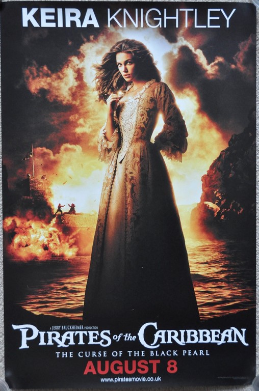 Pirates of the Caribbean Curse of the Black Pearl UK Double Crown Poster