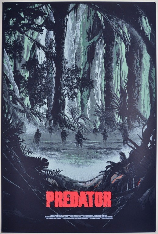 Predator Screen Print Poster Kilian Eng
