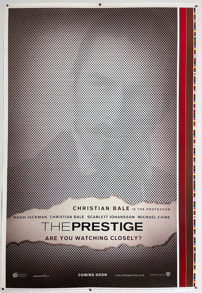 The Prestige UK International One Sheet Character Poster