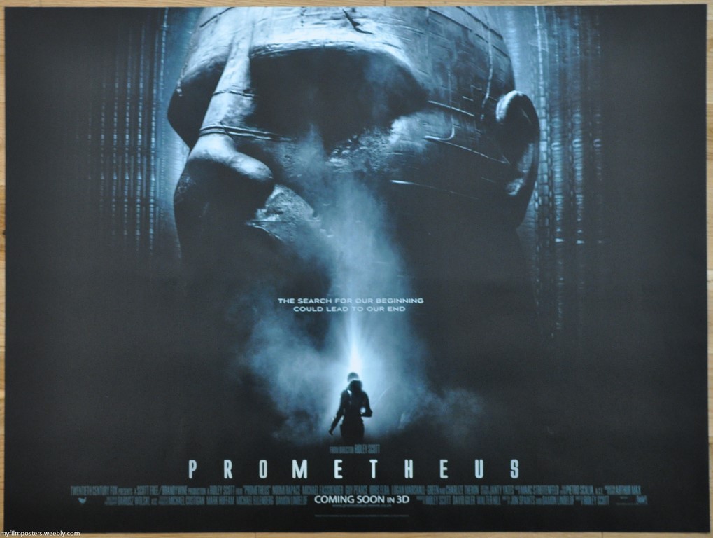 Prometheus UK Quad Poster