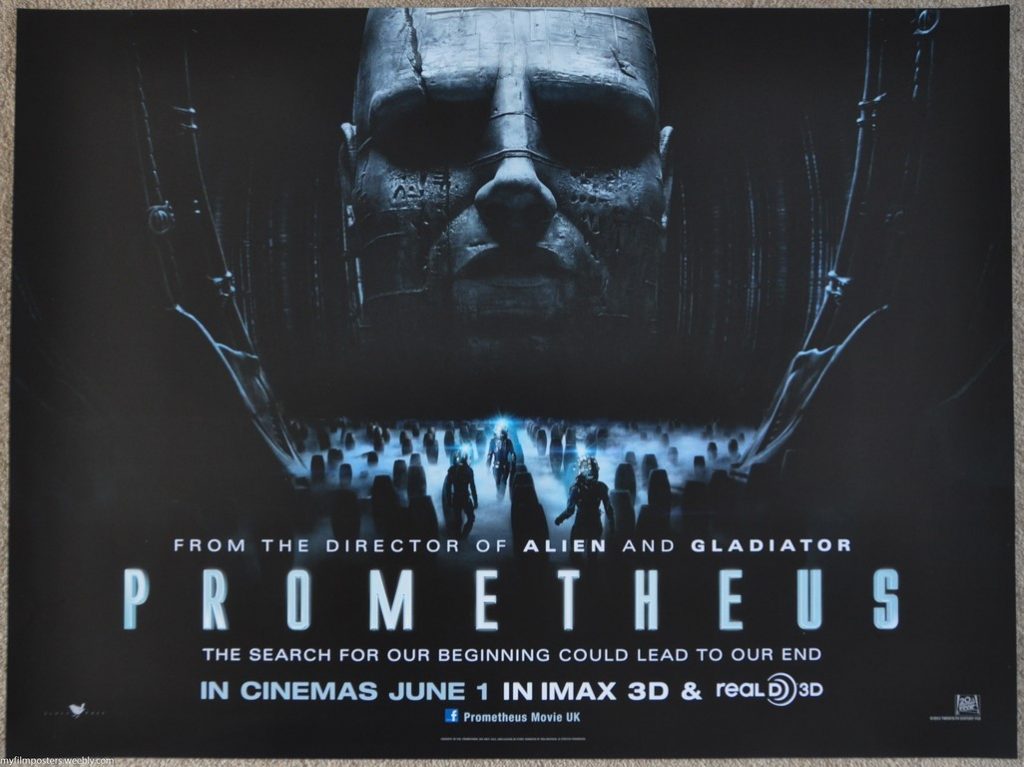 Prometheus UK Quad Poster