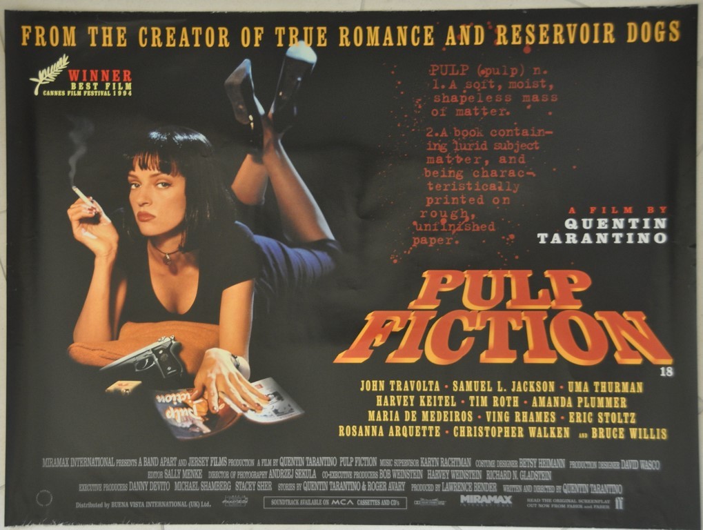 Pulp Fiction UK Quad Poster