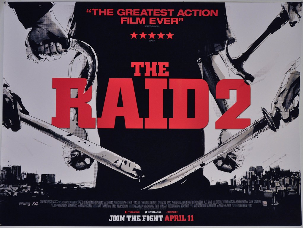 The Raid 2 UK Quad Poster
