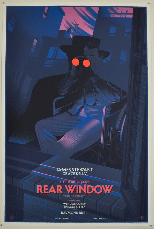 Rear Window Screen Print Poster Mondo Laurent Durieux
