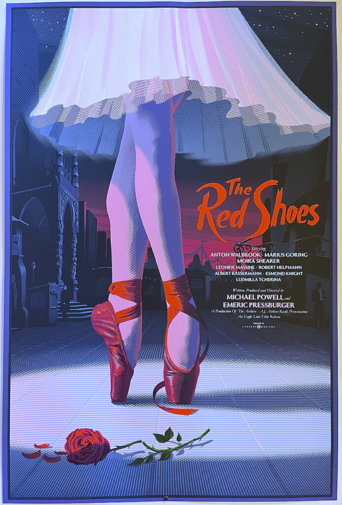 The Red Shoes Screen Print Poster Laurent Durieux