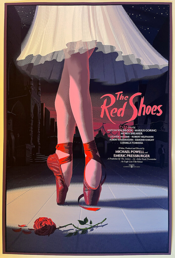 The Red Shoes Screen Print Poster Laurent Durieux