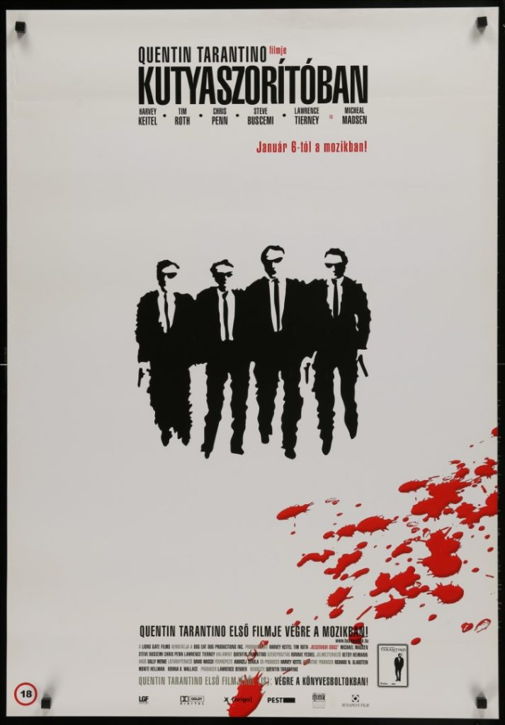 Reservoir Dogs Hungarian One Sheet Poster