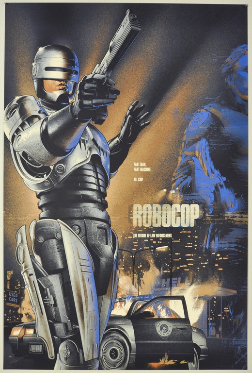 Robocop Screen Print Poster Mondo Martin Ansin