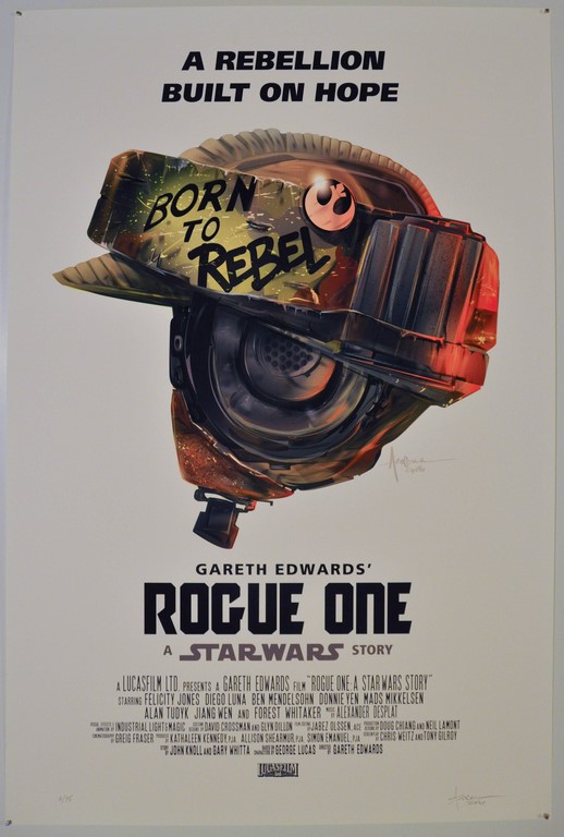 Rogue One Giclee Print Poster Orlando Arocena