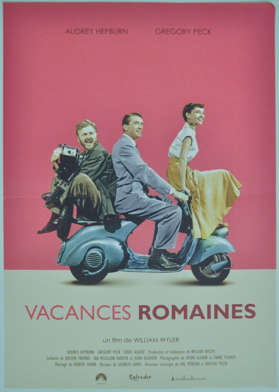 Roman Holiday French Small Poster
