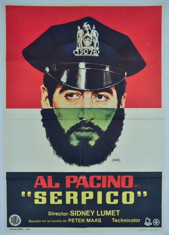 Serpico Spanish One Sheet Poster