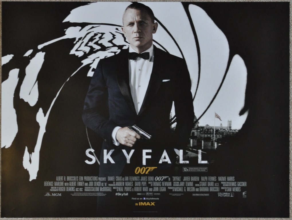 Skyfall UK Quad Poster