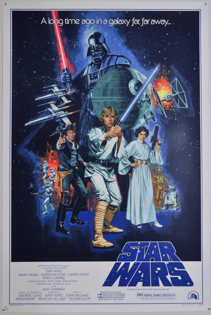 Star Wars Ep4 A New Hope Screen Print Poster Paul Mann