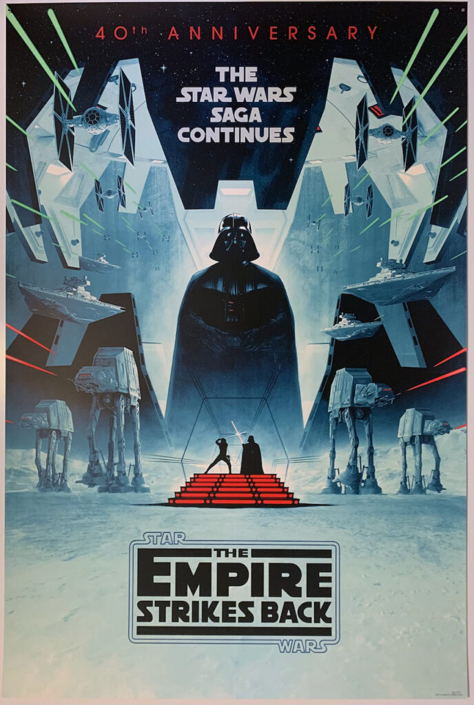 Star Wars Ep5 The Empire Strikes Back Screen Print Poster Matt Ferguson