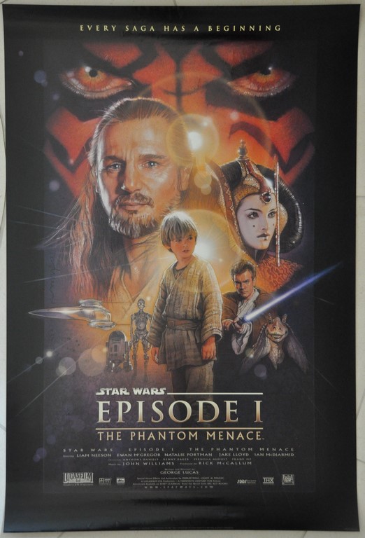 Star Wars Ep1 The Phantom Menace US One Sheet Poster