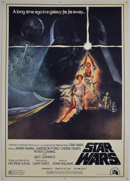 Star Wars Ep4 A New Hope Japanese B1 Poster