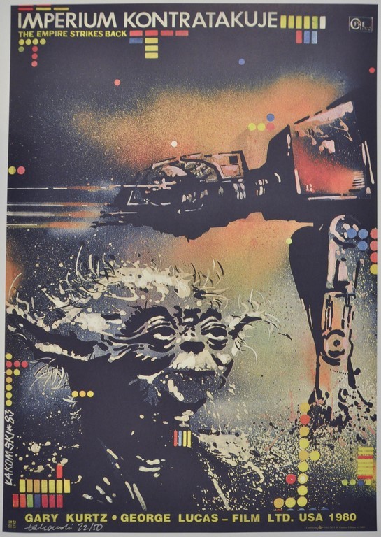 Star Wars Ep5 The Empire Strikes Back Polish One Sheet Poster