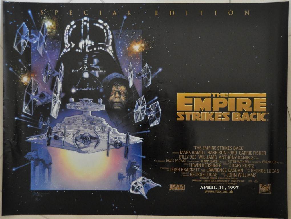 Star Wars Ep5 The Empire Strikes Back UK Quad Poster