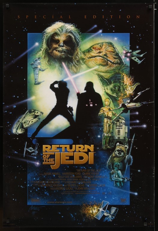 Star Wars Ep6 The Return of the Jedi US One Sheet Poster