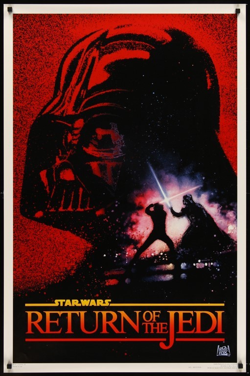 Star Wars Ep6 The Return of the Jedi US One Sheet Poster Kilian