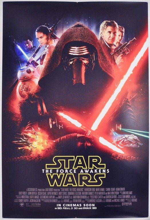 Star Wars Ep7 The Force Awakens International One Sheet Poster