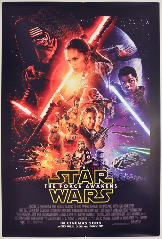 Star Wars Ep7 The Force Awakens International One Sheet Poster