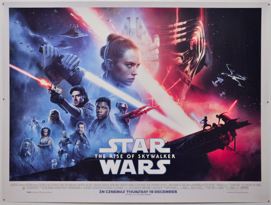 Star Wars Ep9 The Rise of Skywalker UK Quad Poster